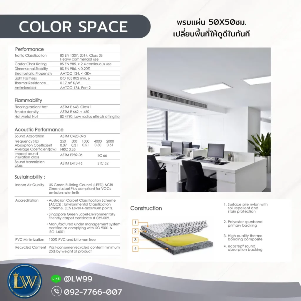 การใช้งานพรมปูพื้นโรงแรม5ดาวที่ผ่านมาตรฐานด้านคุณสมบัติและโครงสร้าง พร้อมบริการรับปูพรมโรงแรม5ดาวเพื่องานโครงการคุณภาพ