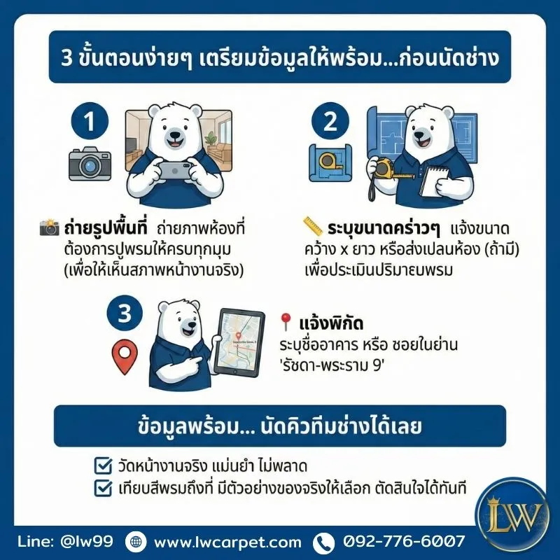 เตรียมข้อมูลก่อนนัดช่าง